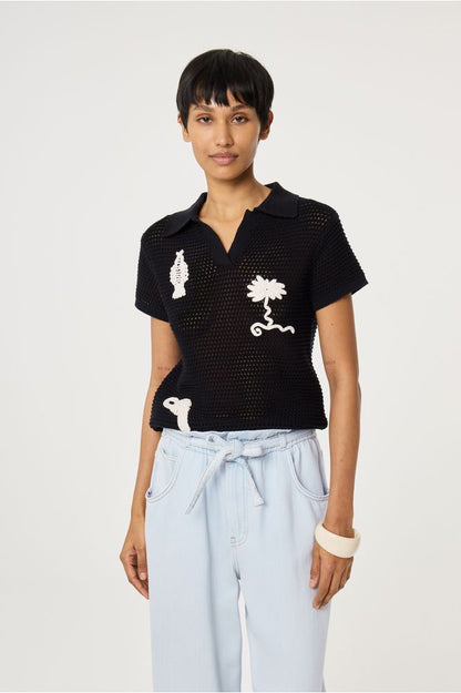 Fabienne Chapot Fin Pullover Black