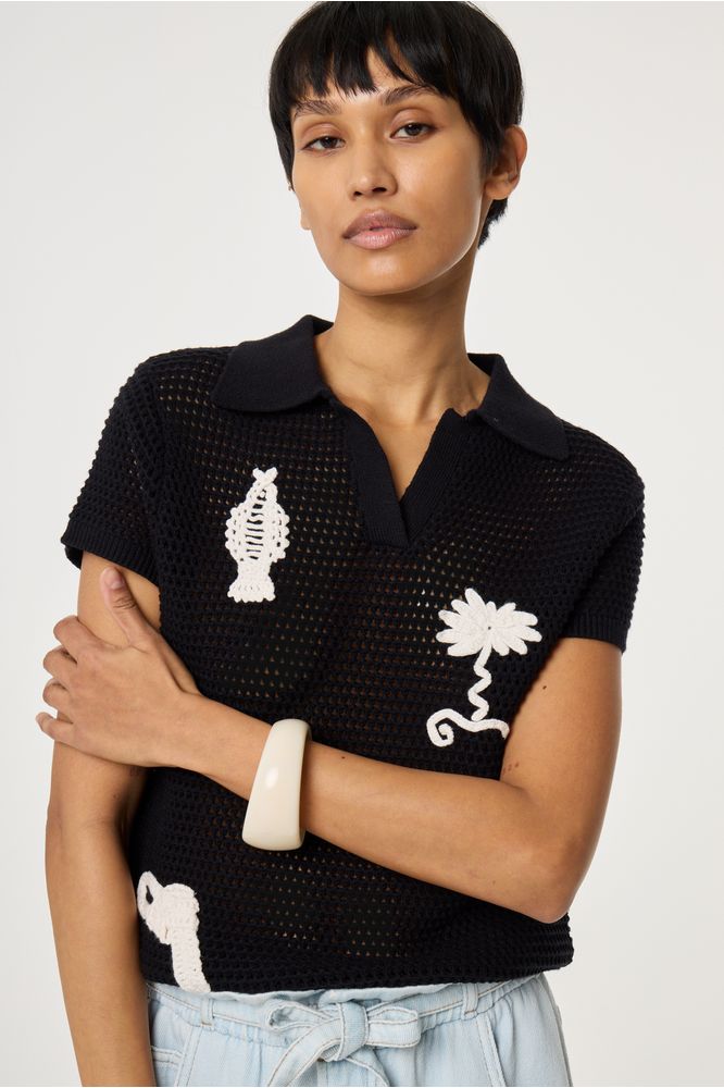 Fabienne Chapot Fin Pullover Black
