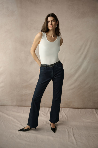 Joseph Ribkoff CO Brooke | Bootcut Jeans Dark Blue