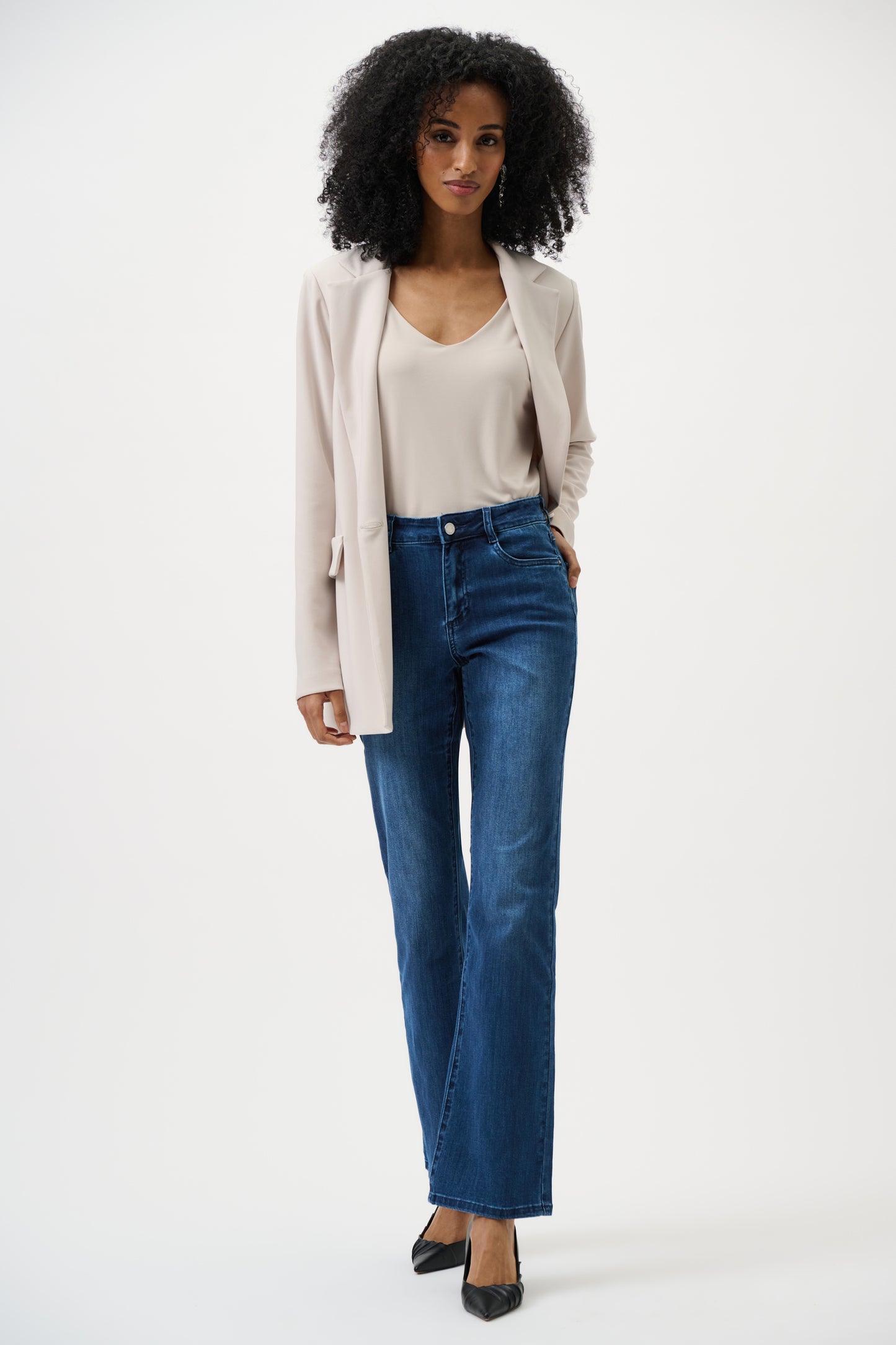 Joseph Ribkoff CO Brooke | Bootcut Jeans Medium Blue