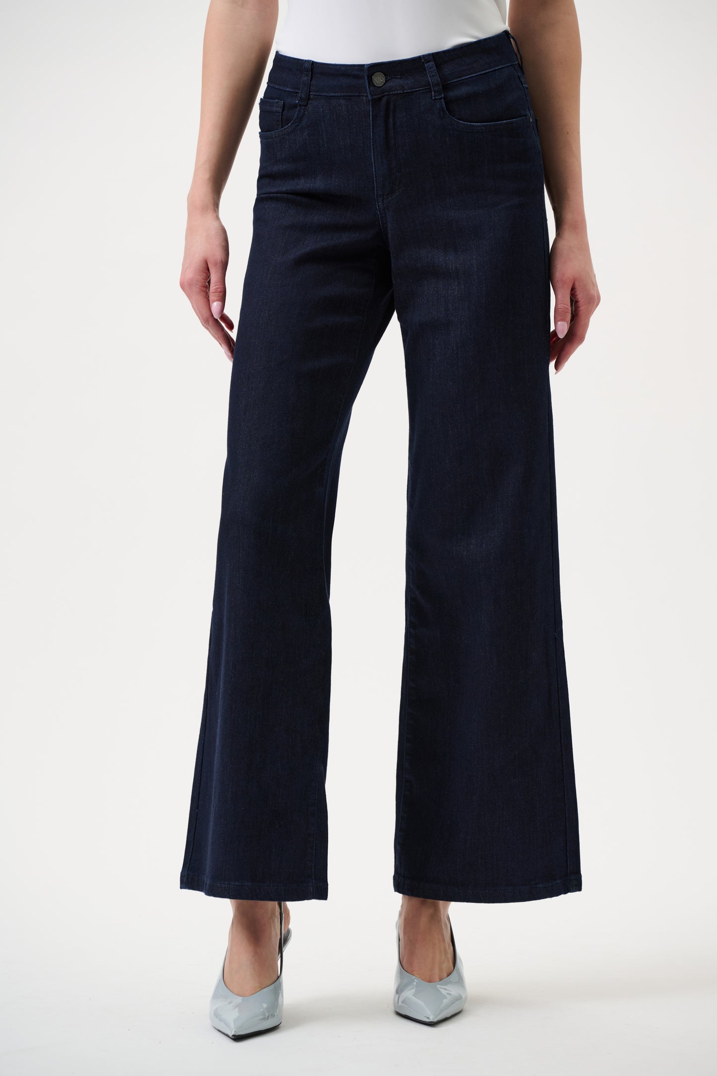 Joseph Ribkoff CO Goldie | Wide-leg Jeans Dark Blue