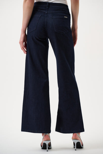 Joseph Ribkoff CO Goldie | Wide-leg Jeans Dark Blue