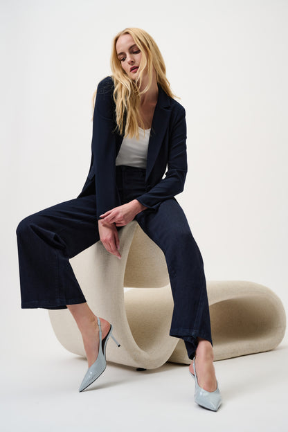 Joseph Ribkoff CO Goldie | Wide-leg Jeans Dark Blue