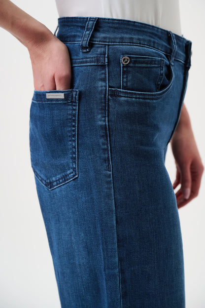 Joseph Ribkoff CO Goldie | Wide-leg Jeans Med. Blue
