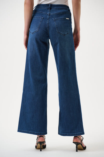 Joseph Ribkoff CO Goldie | Wide-leg Jeans Med. Blue