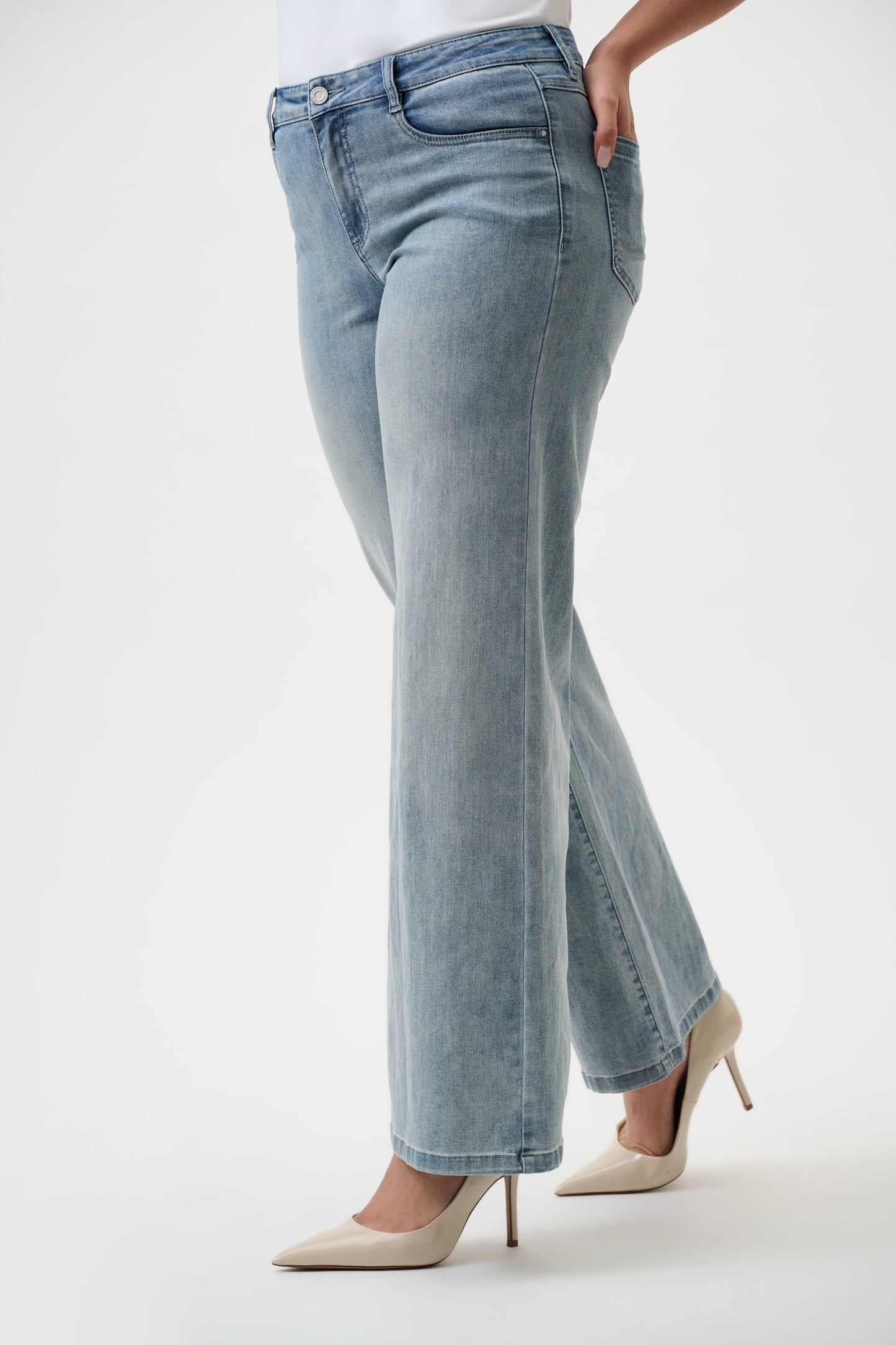 Joseph Ribkoff CO Goldie | Wide-leg Jeans Lgt. Blue
