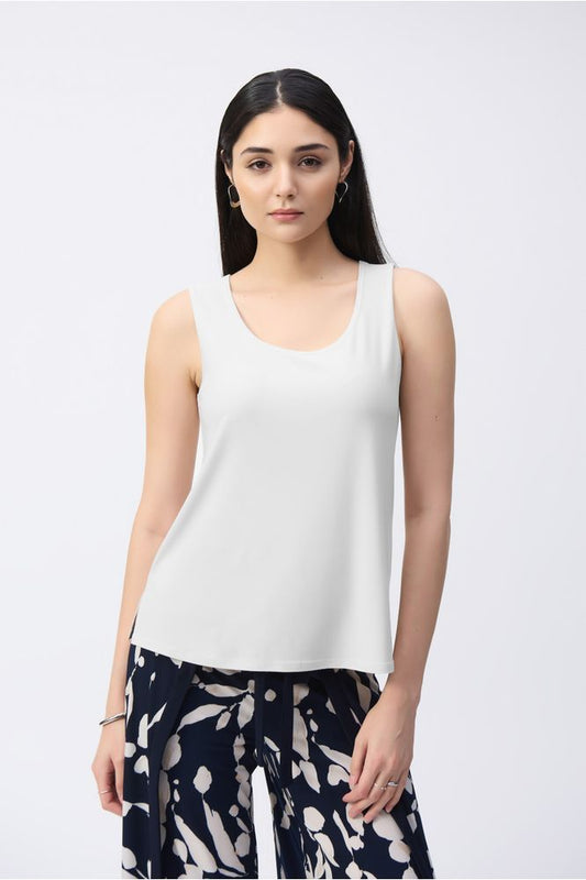 Joseph Ribkoff Scoop Neck Cami Vanilla