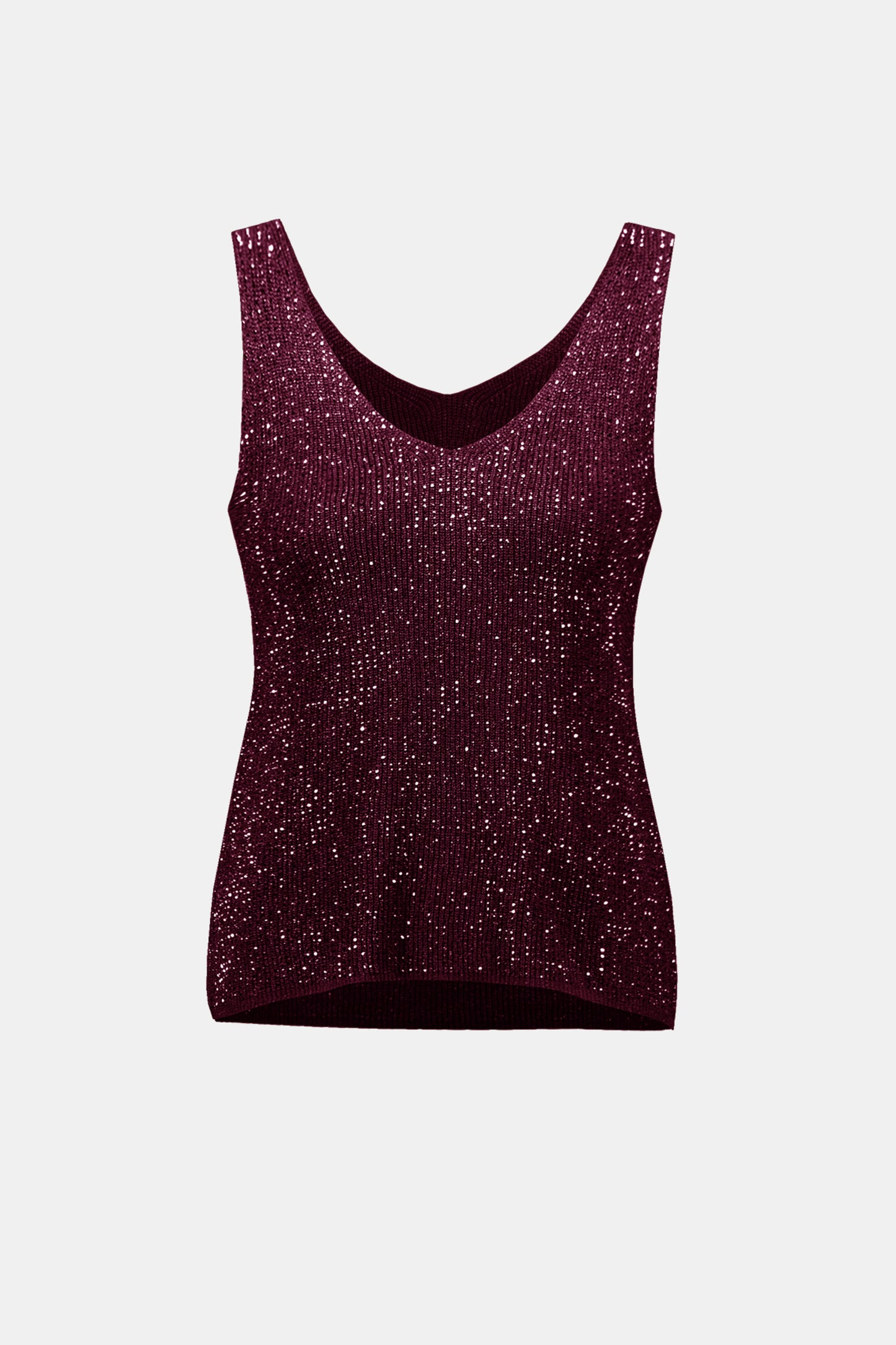 Joseph Ribkoff Metallic Camisole Elderberry