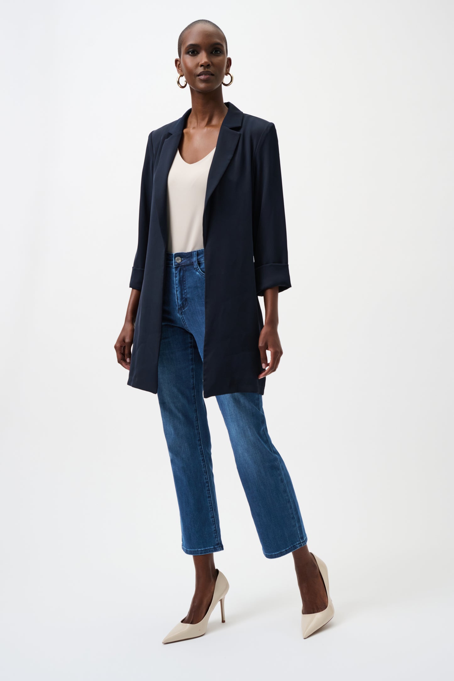 Joseph Ribkoff Margot Jeans-Denim Medium Blue