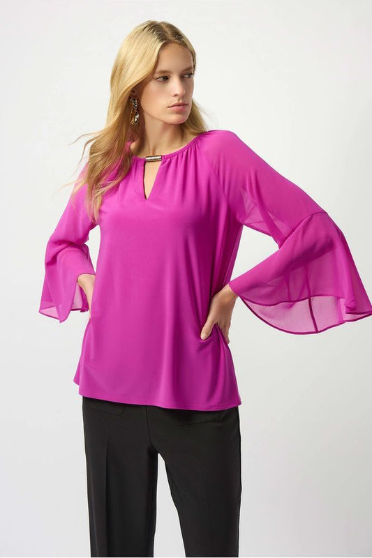 Joseph Ribkoff Chiffon Top