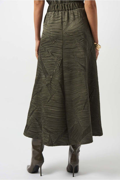 Joseph Ribkoff Pleated Satin Skirt
