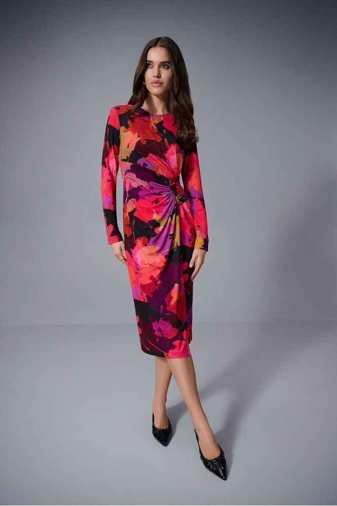 Joseph Ribkoff Floral Print Sheath Dress