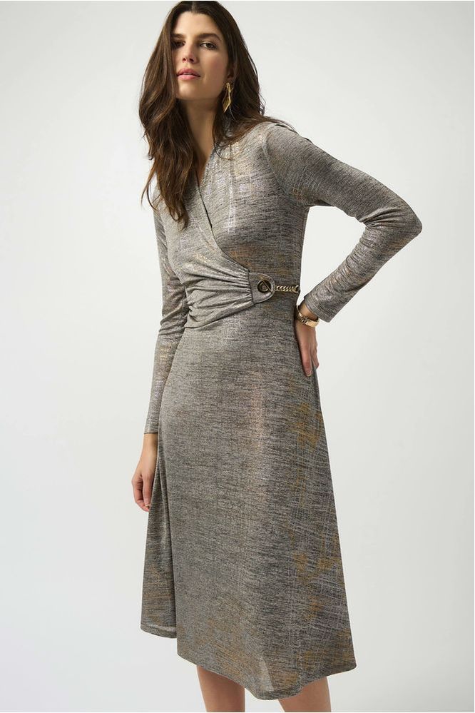 Joseph Ribkoff Foiled Dress