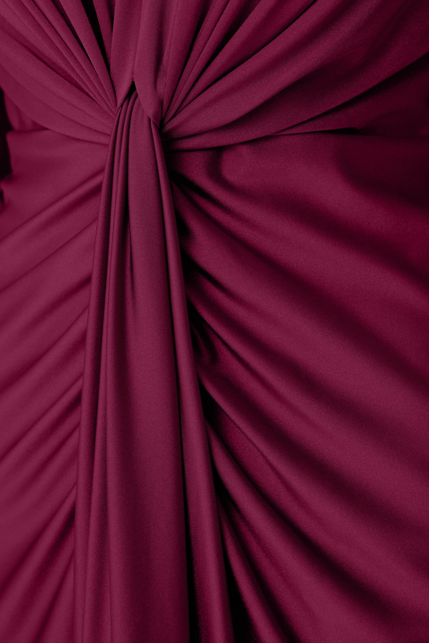 Joseph Ribkoff Satin Knit V-Neck Dress Berry Burst