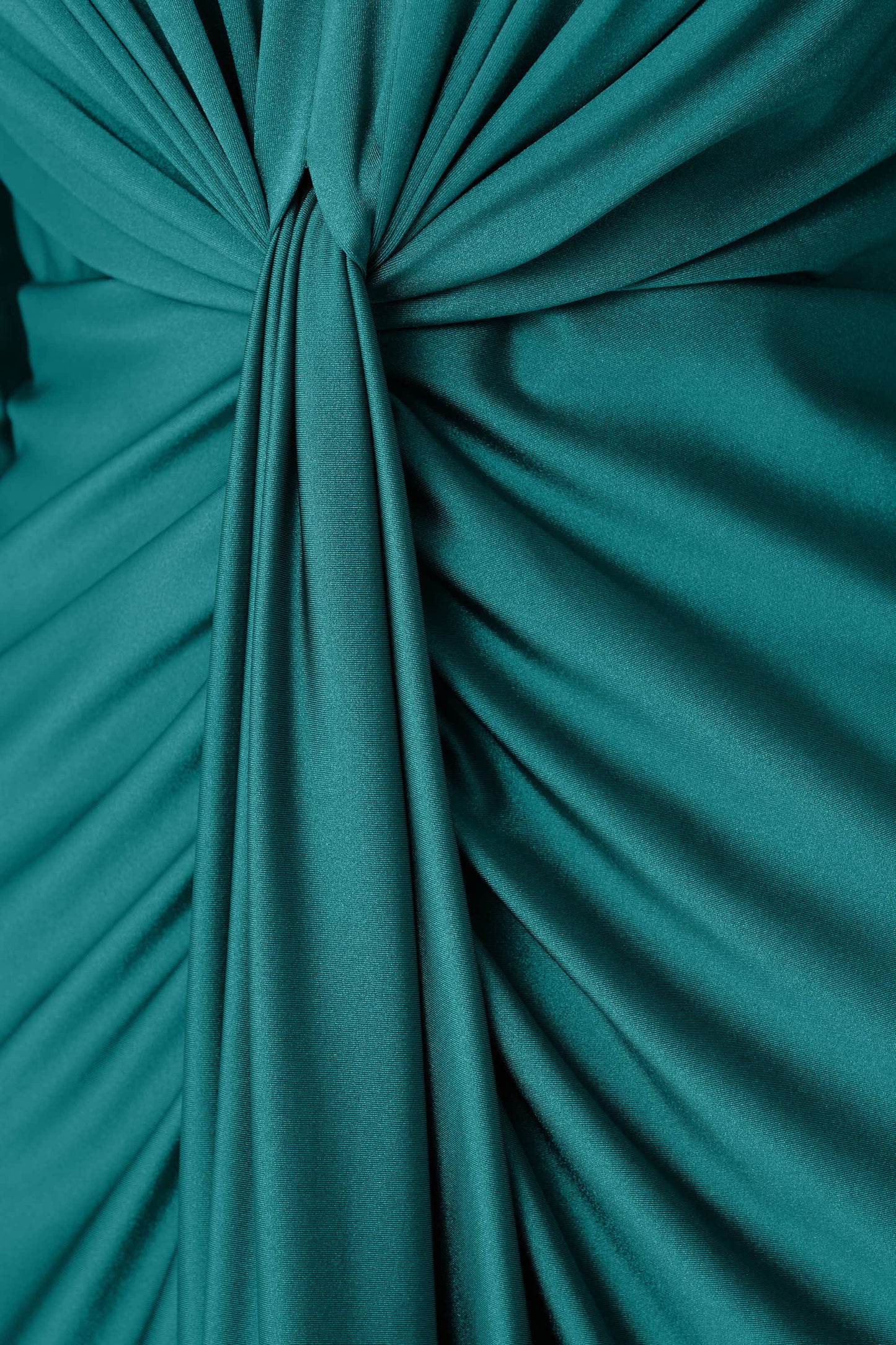 Joseph Ribkoff Satin Knit V-Neck Dress Opulent Green
