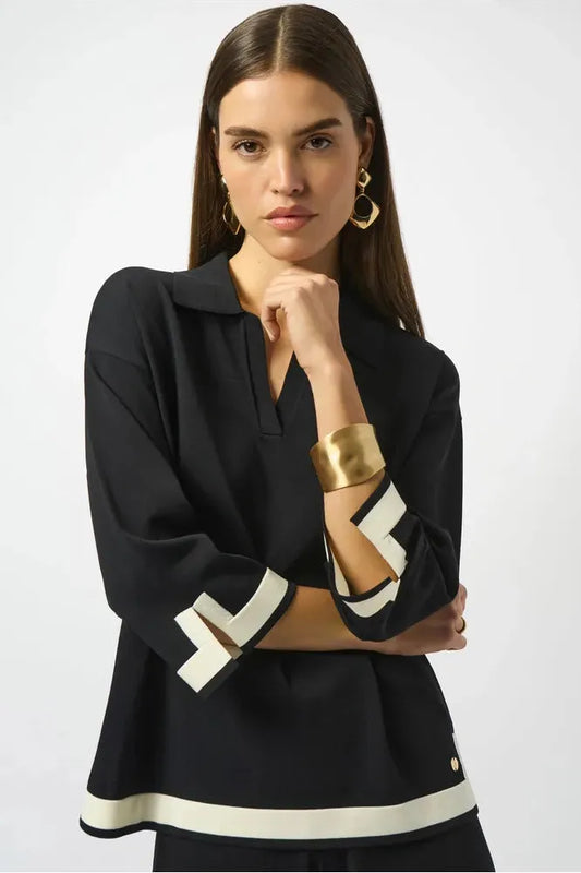 Joseph Ribkoff Sweater Block Top