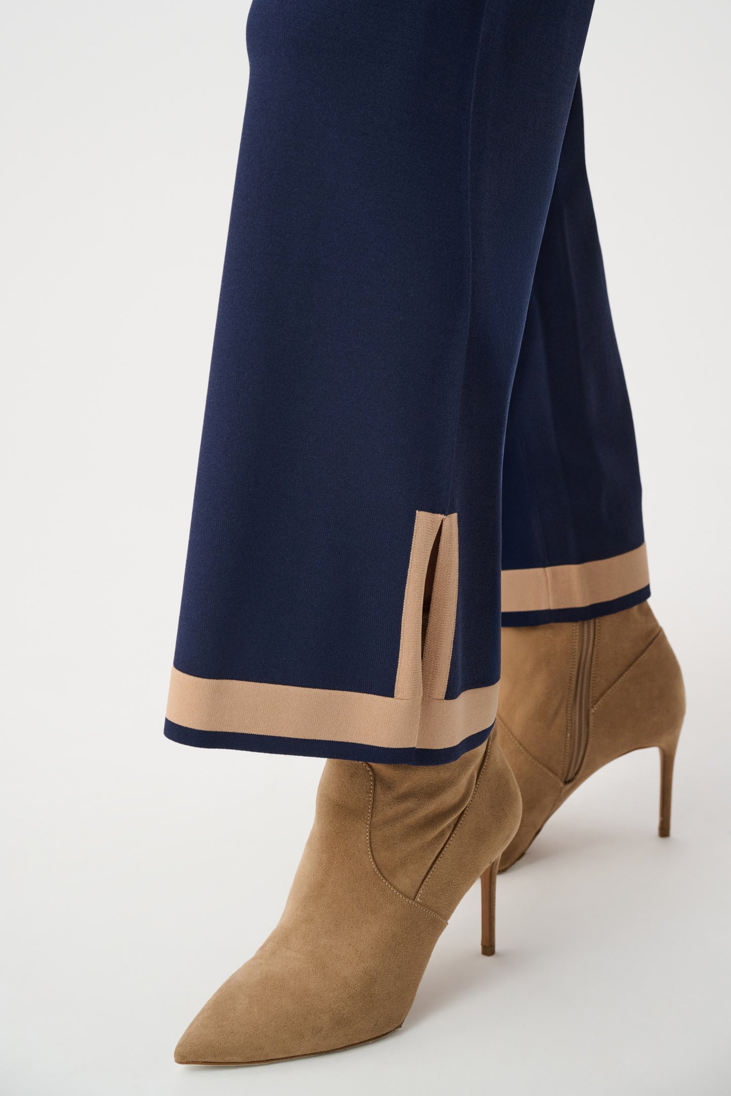 Joseph Ribkoff Colour Block Culottes Indigo/Camel