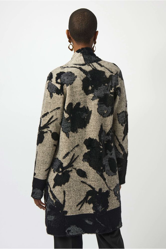 Joseph Ribkoff Abstract Long Cardigan