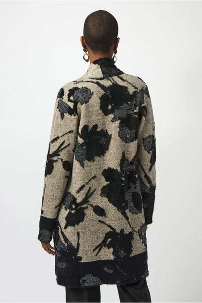 Joseph Ribkoff Abstract Long Cardigan