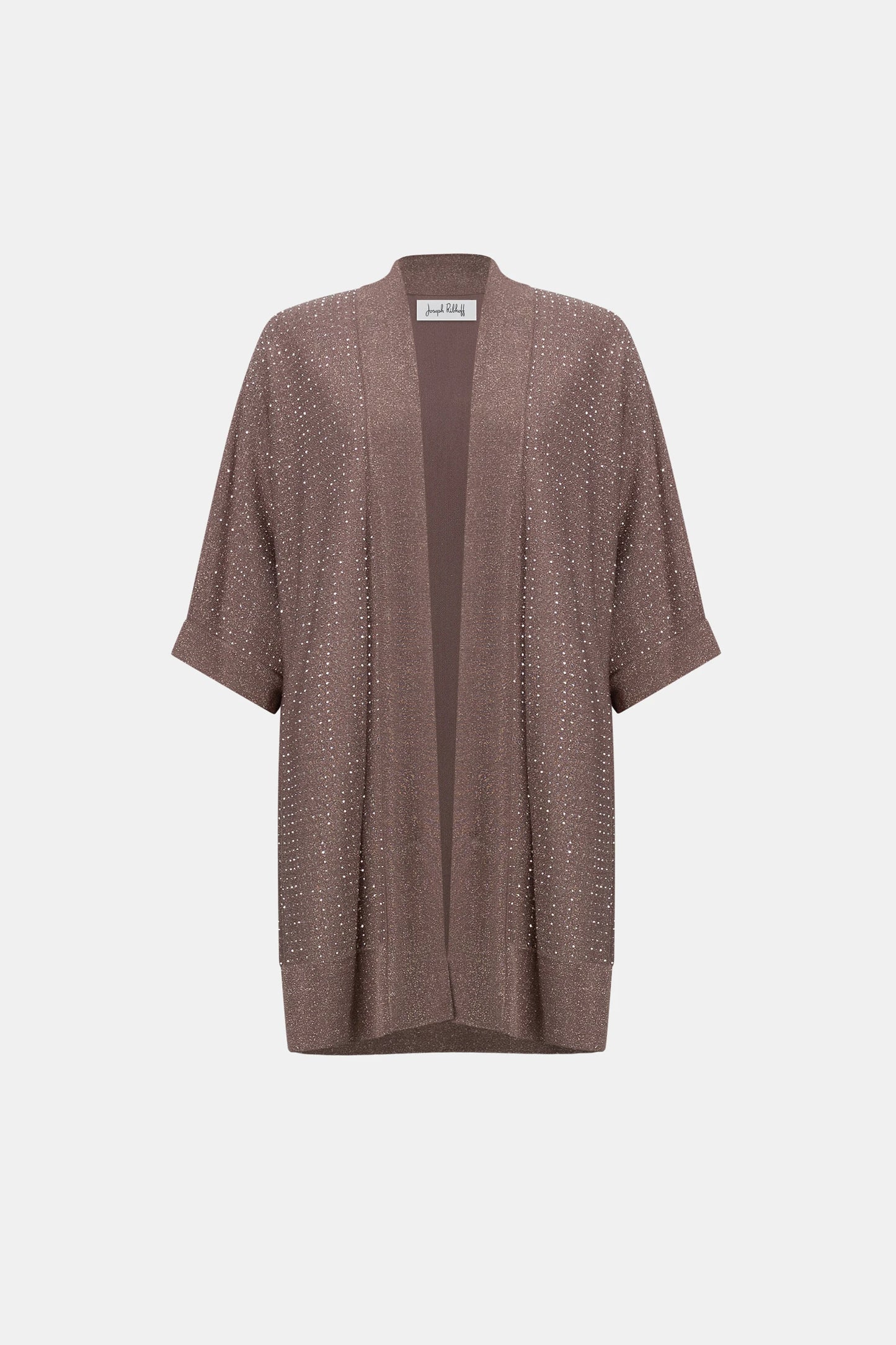 Joseph Ribkoff Knit Cover Up- Mink/Gold