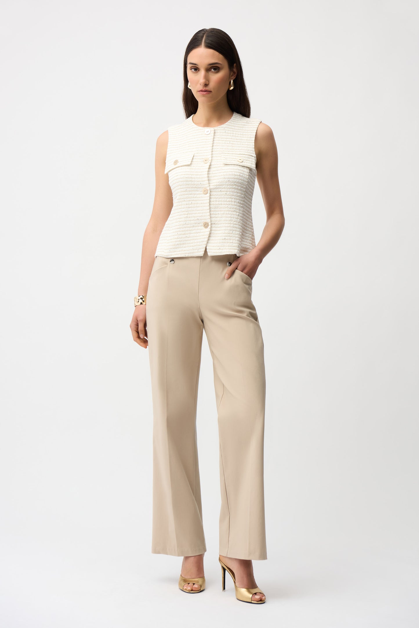 Joseph Ribkoff Millennium Trouser Parchment