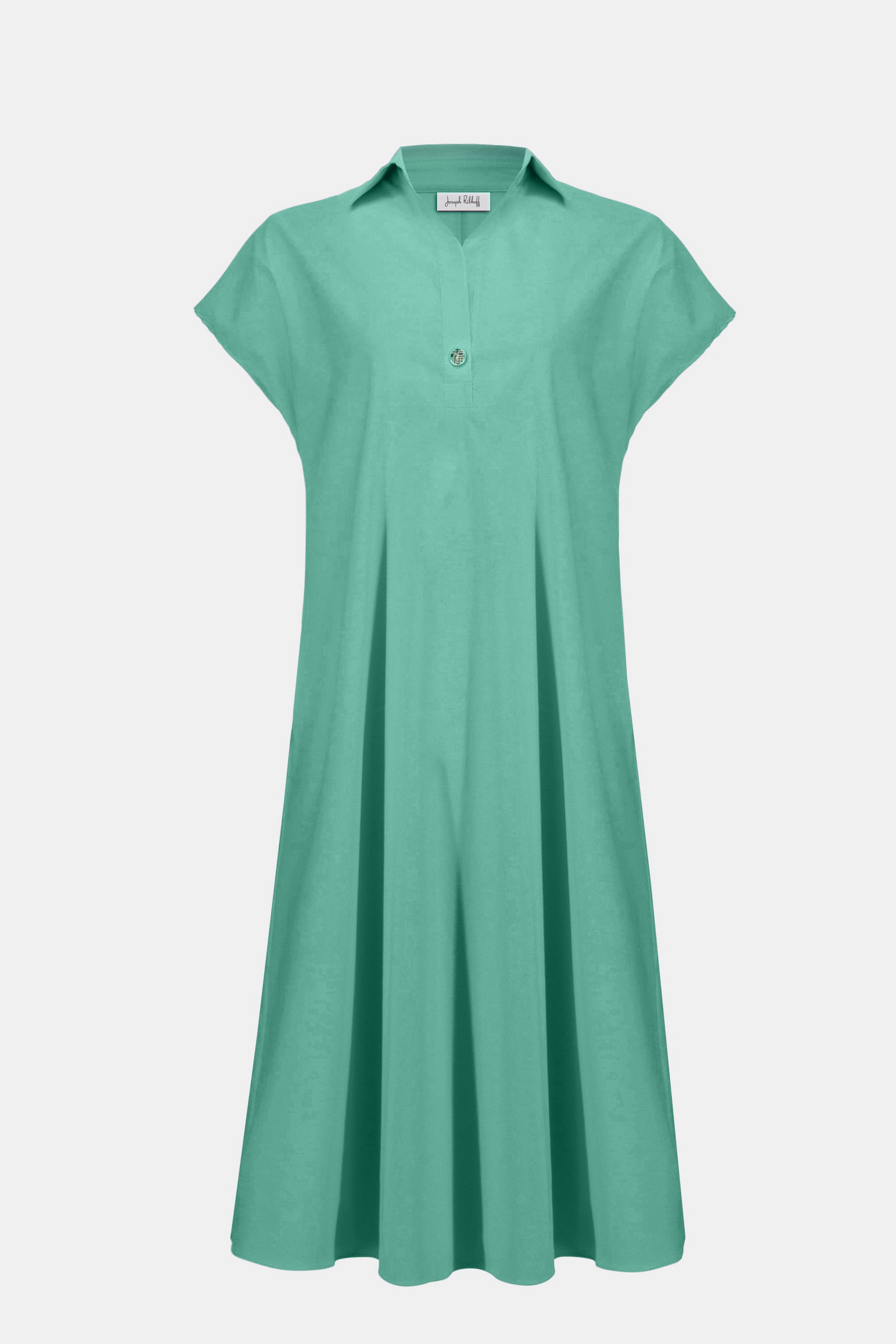 Joseph Ribkoff Poplin Trapeze Shirt Dress - Oceanic