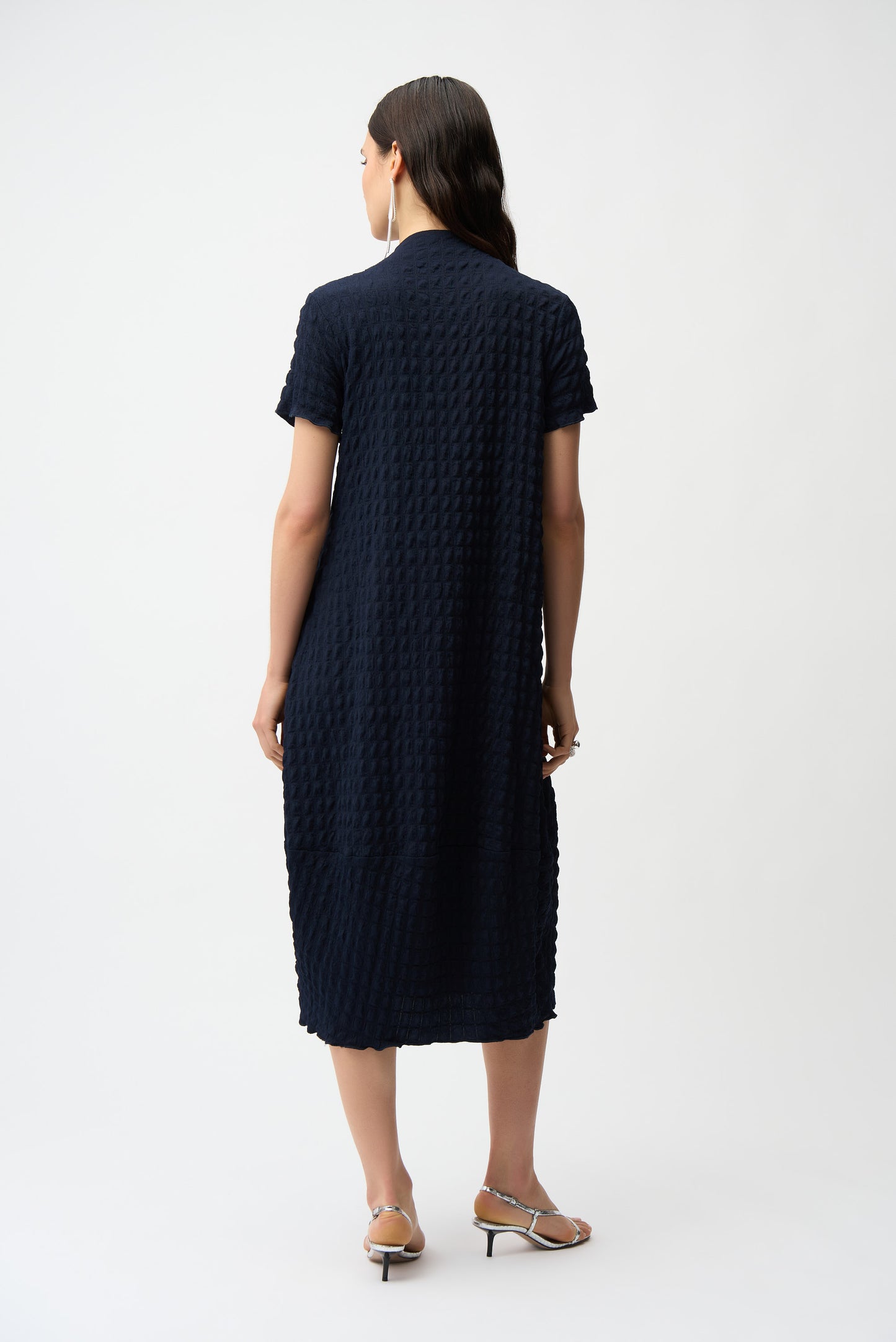 Joseph Ribkoff Cocoon Dress Midnight Blue/Vanilla