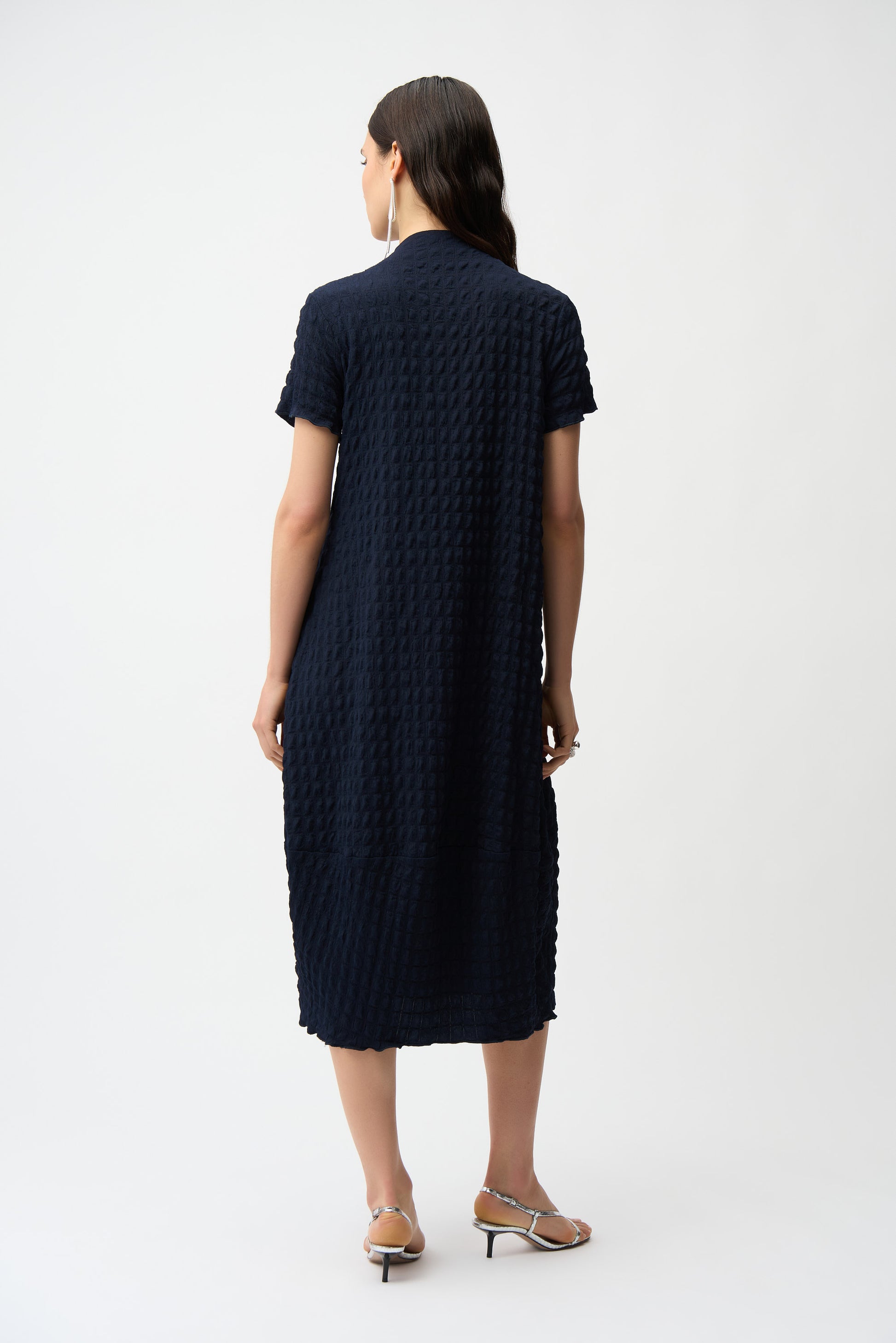 Joseph Ribkoff Cocoon Dress Midnight Blue/Vanilla