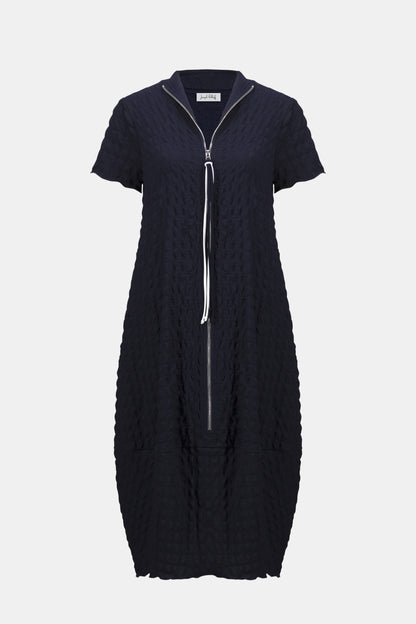 Joseph Ribkoff Cocoon Dress Midnight Blue/Vanilla