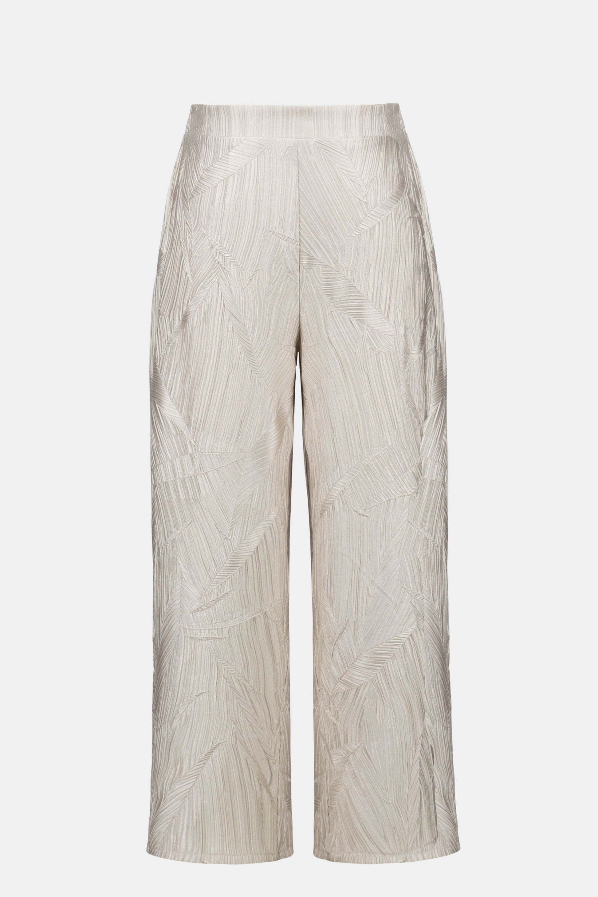 Joseph Ribkoff Pleated Satin Culotte Moonstone