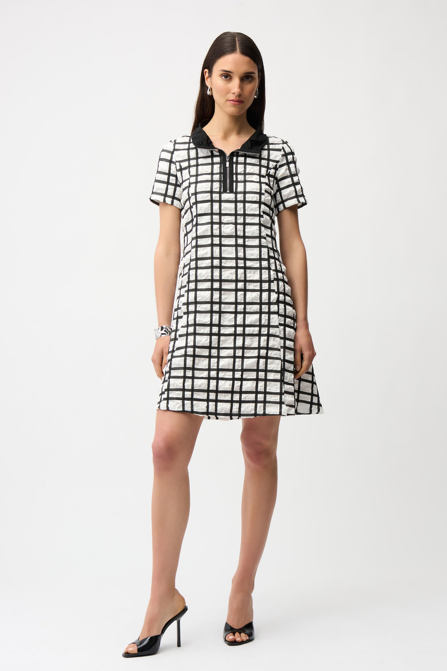 Joseph Ribkoff Print A-Line Dress OW/B