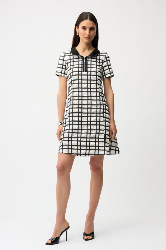 Joseph Ribkoff Print A-Line Dress OW/B