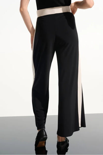 Joseph Ribkoff Block Pull-On Trousers Black/Moonstone