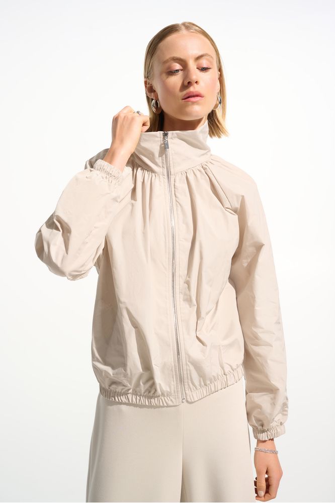 Joseph Ribkoff Cocoon Outdoor Jacket Moonstone