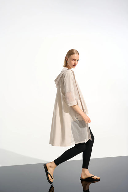 Joseph Ribkoff Open Weave Cover Up Moonstone