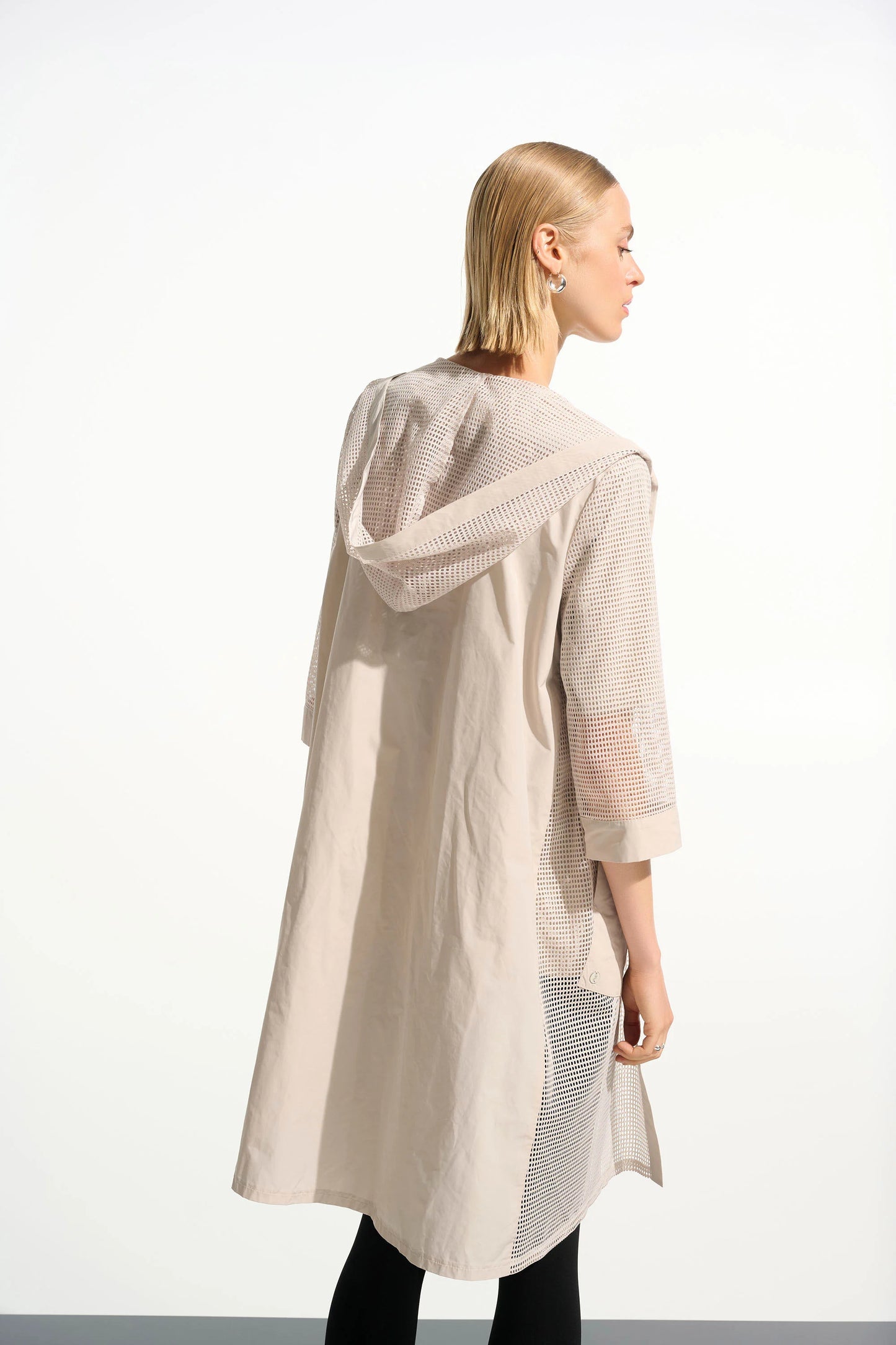 Joseph Ribkoff Open Weave Cover Up Moonstone
