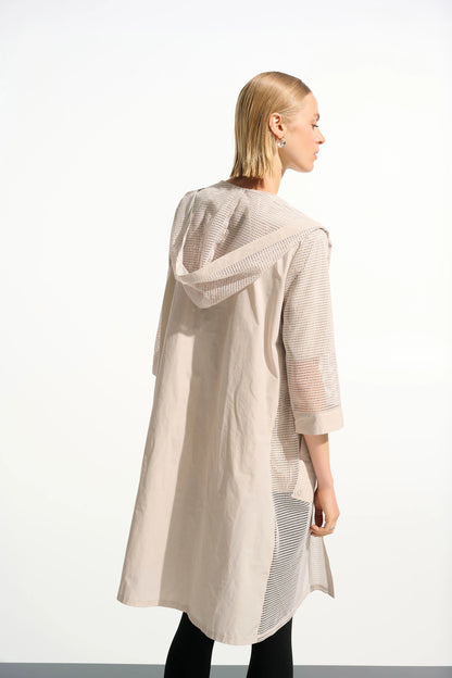 Joseph Ribkoff Open Weave Cover Up Moonstone