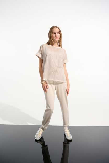 Joseph Ribkoff Silky Knit Mesh Moonstone
