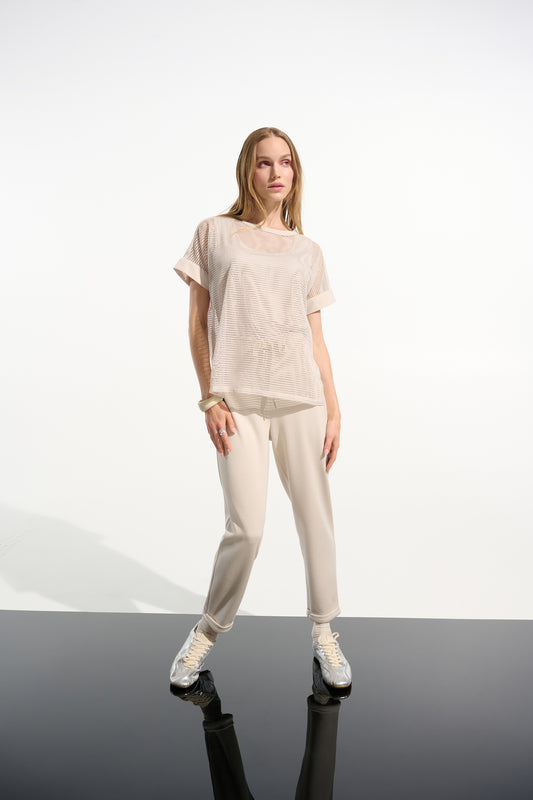 Joseph Ribkoff Silky Knit Mesh Moonstone