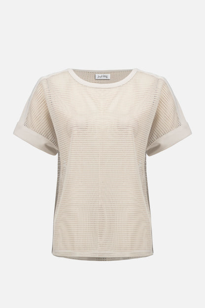 Joseph Ribkoff Silky Knit Mesh Moonstone