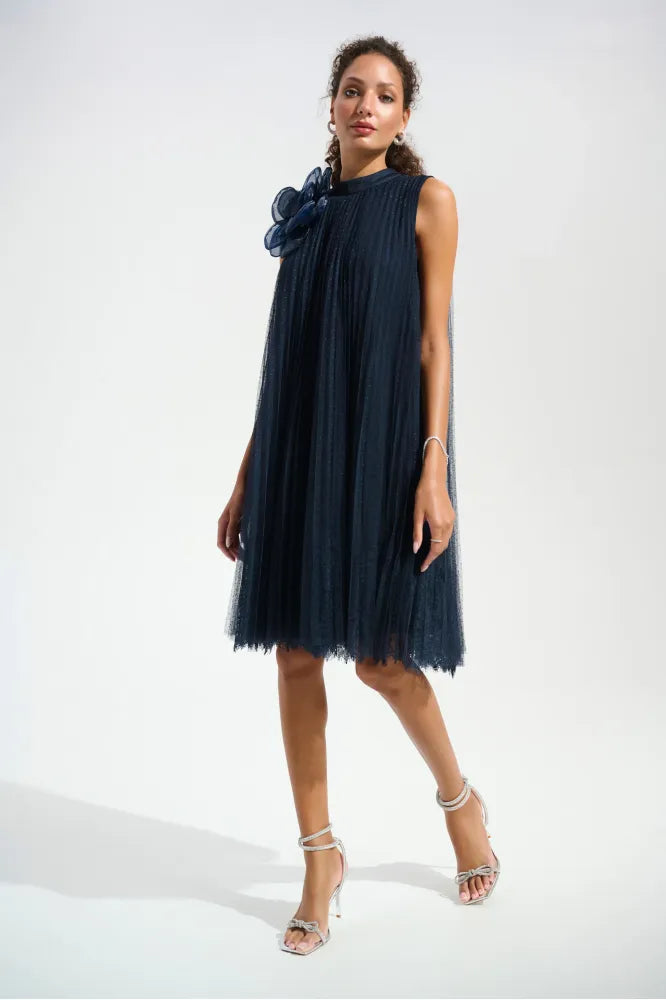 Joseph Ribkoff Mesh A-Line Dress