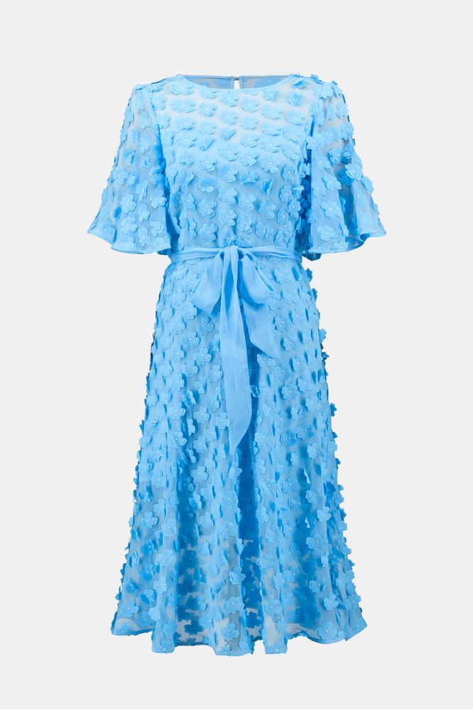 Joseph Ribkoff Embroidered Chiffon Dress