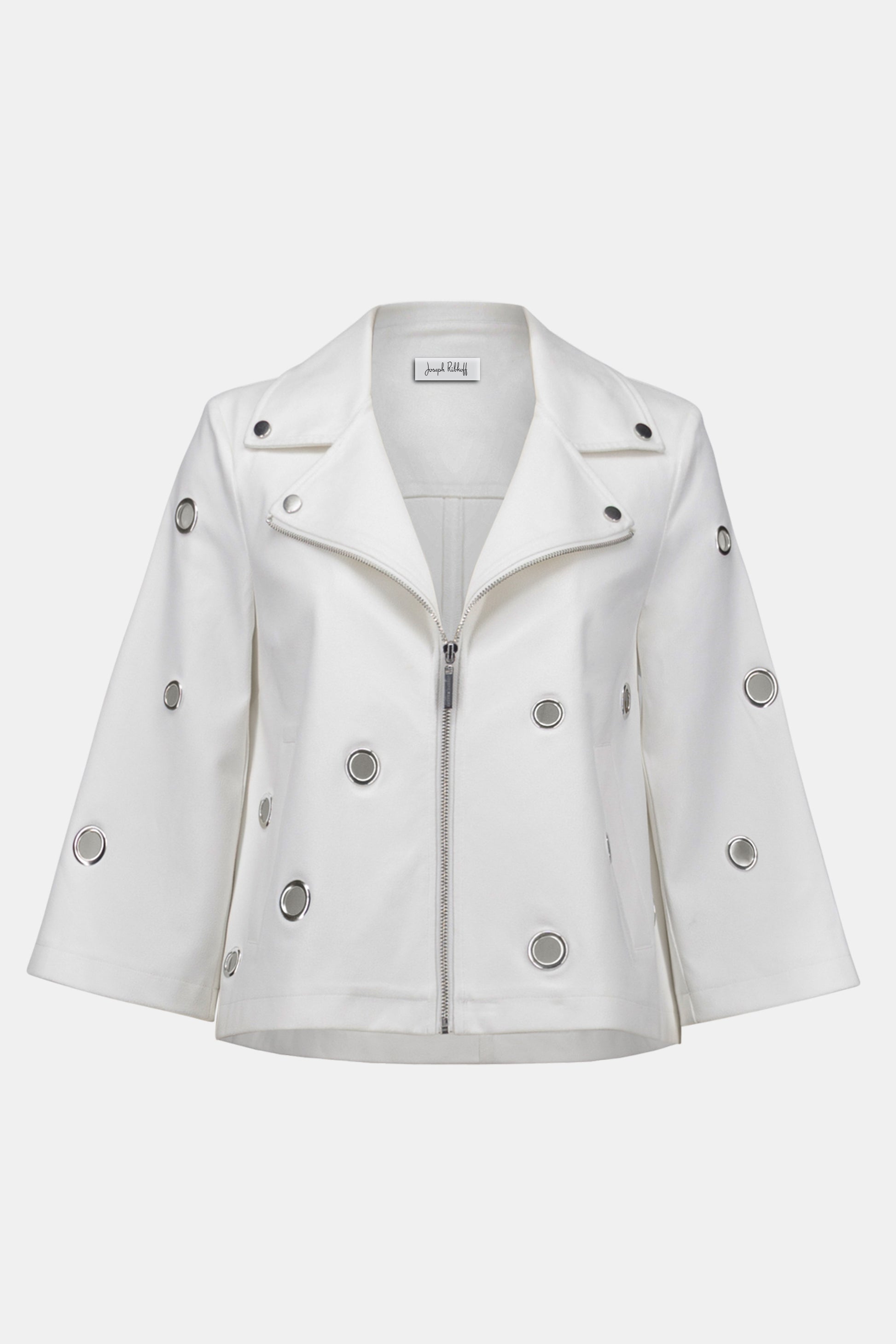 Joseph Ribkoff Faux Suede Swing Jacket Vanilla