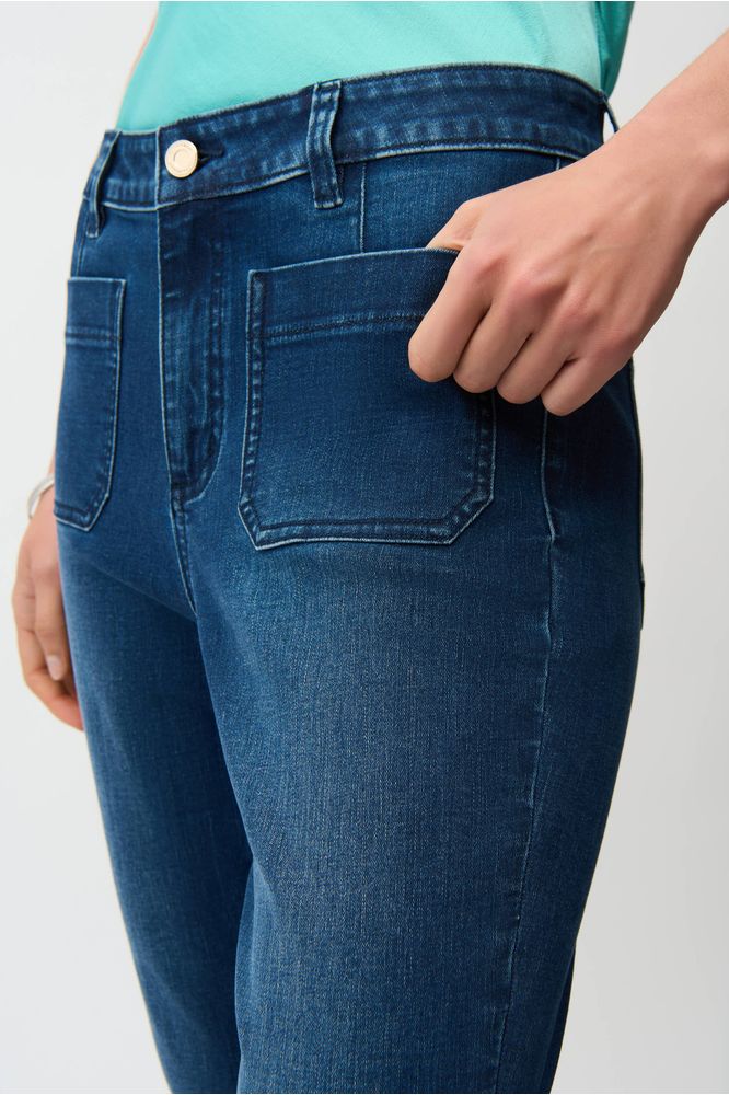 Joseph Ribkoff Flare Jeans - Denim Medium Blue