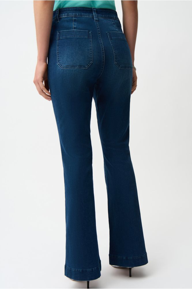 Joseph Ribkoff Flare Jeans - Denim Medium Blue