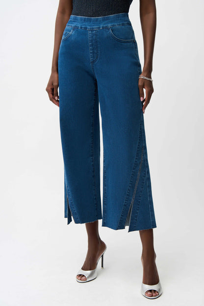 Joseph Ribkoff Culotte Rhinestones Jeans DMB