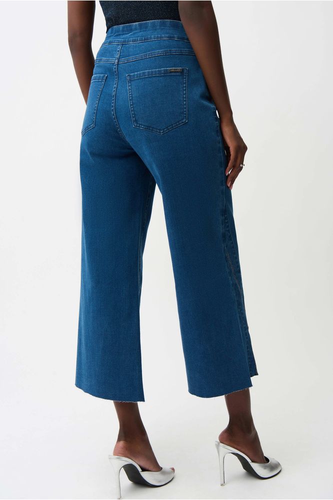 Joseph Ribkoff Culotte Rhinestones Jeans DMB | Alana Interiors