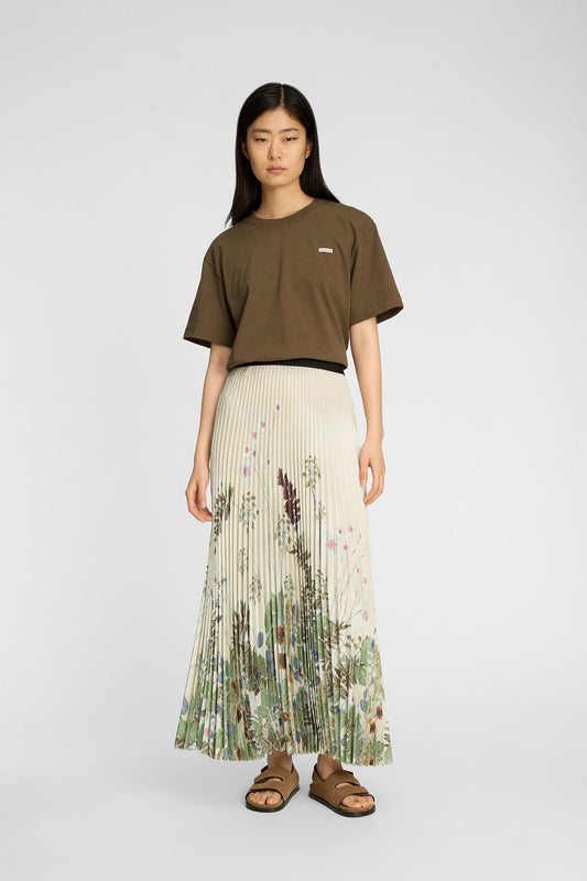 Munthe Taulla Skirt Print Creme