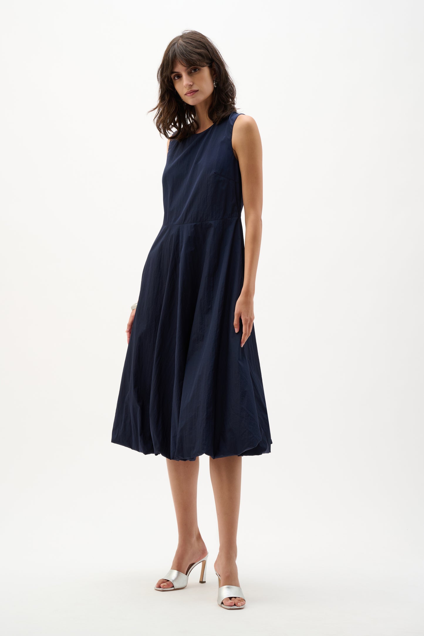 Joseph Ribkoff Dress With Bubble Skirt - Midnight Blue