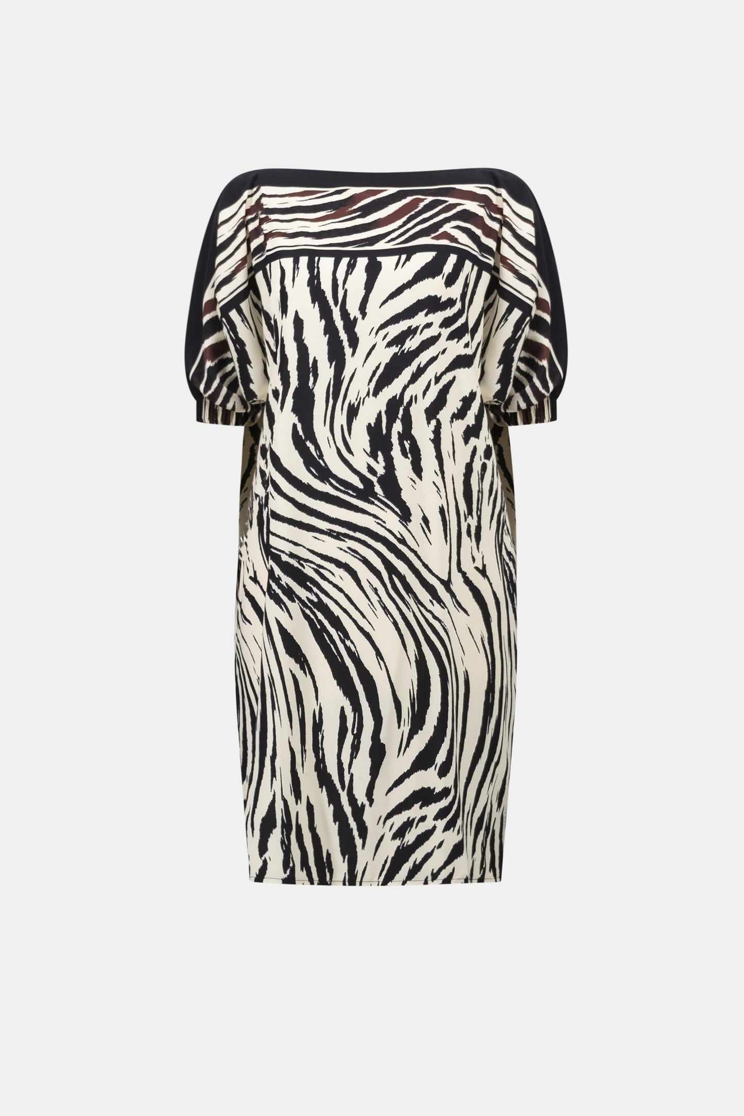 Joseph Ribkoff Animal Print Straight Dress Beige/Multi